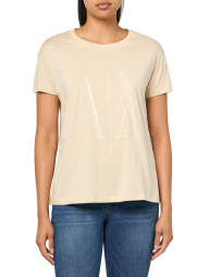 Женская футболка Armani Exchange 1159847488 (Бежевый XL)