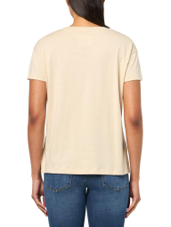 Женская футболка Armani Exchange 1159847488 (Бежевый XL)