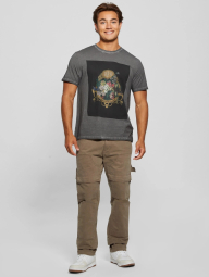 Мужская футболка Guess с принтом 1159847490 (Серый XXL)