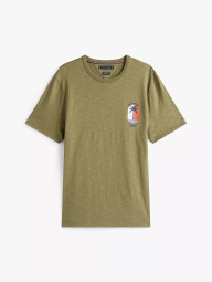 Футболка чоловіча Tommy Hilfiger з принтом 1159847602 (Зелений L)