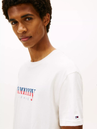 Футболка мужская Tommy Hilfiger с логотипом 1159847681 (Молочный L)