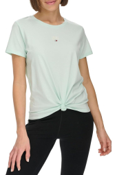 Футболка женская Tommy Hilfiger с логотипом 1159847703 (Зеленый L)