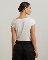 Женская футболка Ralph Lauren 1159847903 (Белый XL)