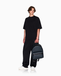 Футболка Armani Exchange с надписью в тон 1159847966 (Черный XL)