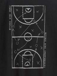 Футболка мужская GAP с принтом сзади 1159848150 (Черный M)