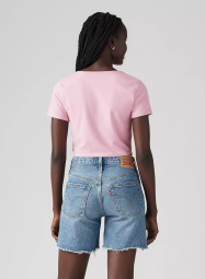 Женская укороченная футболка Levi's 1159848117 (Розовый L)