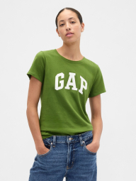Женская футболка GAP с логотипом 1159848144 (Зеленый S)