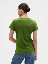 Женская футболка GAP с логотипом 1159848144 (Зеленый S)