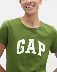 Жіноча футболка GAP з логотипом 1159848144 (Зелений S)