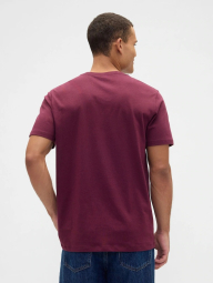 Футболка мужская GAP с логотипом 1159848191 (Бордовый M)