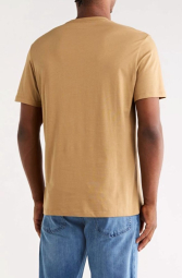 Мужская футболка Calvin Klein с логотипом 1159848252 (Бежевый M)