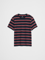 Мужская футболка Banana Republic в полоску 1159848314 (Синий S)