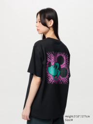 Футболка UNIQLO с Mickey Mouse 1159848370 (Черный XXL)