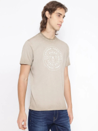 Мужская футболка Guess с логотипом 1159848396 (Серый M)