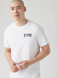 Футболка мужская Levi's с принтом 1159848548 (Белый S)