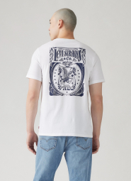 Футболка мужская Levi's с принтом 1159848548 (Белый S)