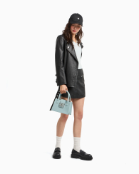 Женская футболка Armani Exchange с логотипом 1159848856 (Бирюзовый S)