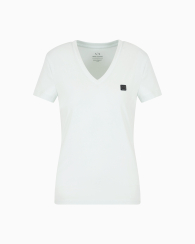 Женская футболка Armani Exchange с логотипом 1159848856 (Бирюзовый S)