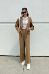 Эластичная футболка UNIQLO в полоску 1159849036 (Белый/Серый S)