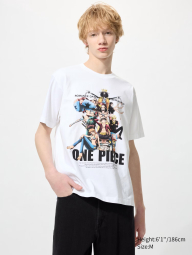 Футболка UT Archive One Piece UNIQLO с принтом 1159849053 (Белый XL)