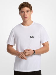 Мужская футболка Michael Kors с логотипом 1159849293 (Белый L)