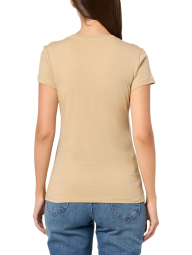 Женская футболка Armani Exchange с логотипом 1159849373 (Бежевый XL)