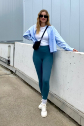 Укороченная футболка UNIQLO с технологией AIRism 1159849538 (Белый XS)