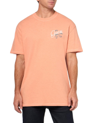 Чоловічі футболки Guess з принтом ззаду 1159849591 (Помаранчевий S)