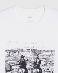 Футболка мужская Levi's с принтом 1159849609 (Белый M)