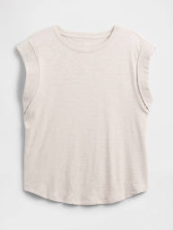 Женская футболка GAP 1159849641 (Бежевый M)