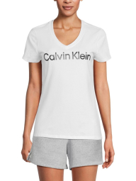 Женская футболка Calvin Klein с логотипом 1159849669 (Белый XS)