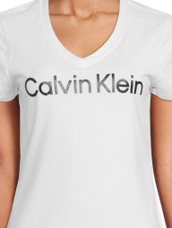 Женская футболка Calvin Klein с логотипом 1159849669 (Белый XS)