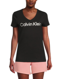 Женская футболка Calvin Klein с логотипом 1159849671 (Черный XS)