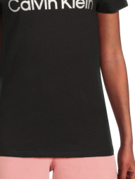 Женская футболка Calvin Klein с логотипом 1159849671 (Черный XS)