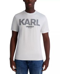 Жіноча футболка Karl Lagerfeld Paris з логотипом 1159849693 (Білий M)