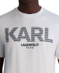Жіноча футболка Karl Lagerfeld Paris з логотипом 1159849696 (Білий XXL)