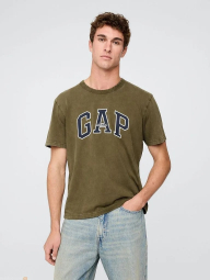Чоловічі футболки GAP з логотипом 1159849713 (Оливковий XXL)