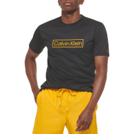 Мужская футболка Calvin Klein с защитой от УФ-лучей UPF 40+ 1159849761 (Черный S)