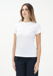 Женская футболка Armani Exchange с логотипом 1159849940 (Белый XL)