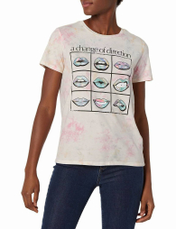 Женская яркая футболка тай-дай GUESS с принтом 1159850041 (Разные цвета XS)