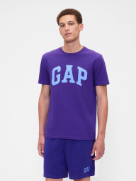 Футболка чоловіча GAP з логотипом 1159850145 (Фіолетовий L)