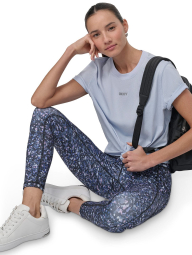 Женская футболка DKNY с логотипом из бусин 1159850333 (Голубой L)