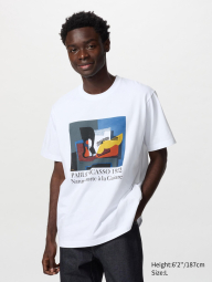 Футболка UNIQLO UT Graphic з принтом Pablo Picasso 1159850341 (Білий 3XL)