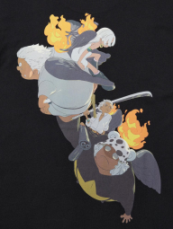 Футболка UNIQLO з принтом One Piece 1159850506 (Чорний XL)