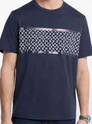 Майка чоловіча Michael Kors з принтом 1159850645 (Синій L)