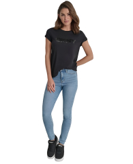 Футболка DKNY з паєтками 1159850670 (Чорний S)