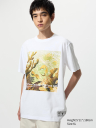 Футболка с рисунком Pokemon Omanyte UNIQLO 1159850808 (Белый M)