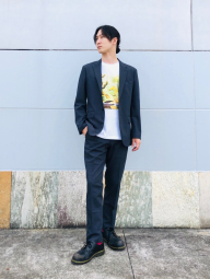 Футболка с рисунком Pokemon Omanyte UNIQLO 1159850808 (Белый M)