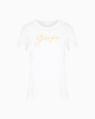 Женская футболка Armani Exchange со стразами 1159850817 (Белый XL)