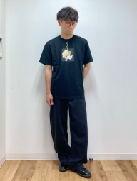 Футболка Demon Slayer: Kimetsu no Yaiba UNIQLO с принтом Zenitsu 1159851361 (Черный S)